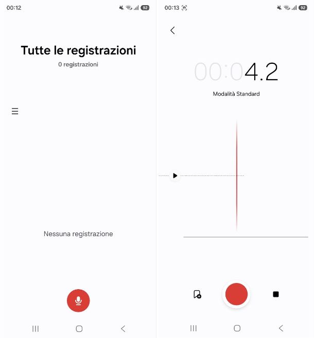Come registrare con il cellulare Samsung