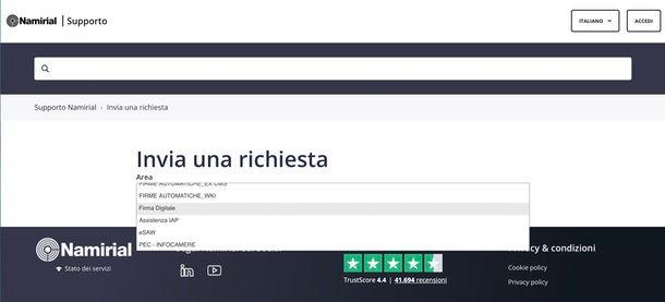 email firma digitale