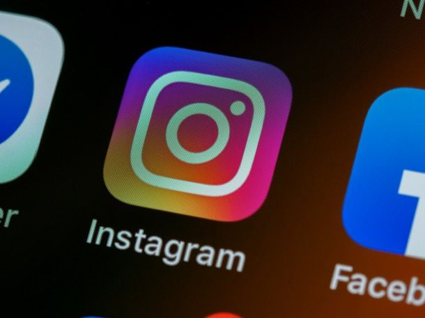 Icona Instagram su schermo smartphone