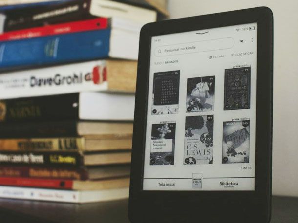 E-book in e-reader