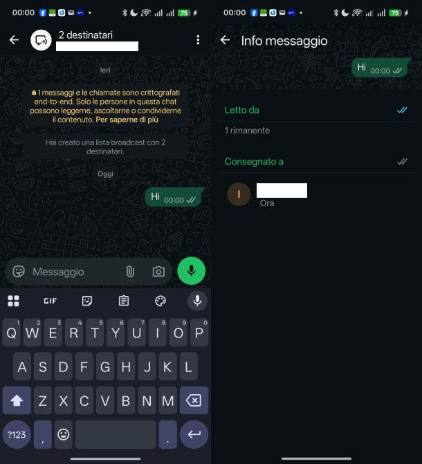 WhatsApp per Android