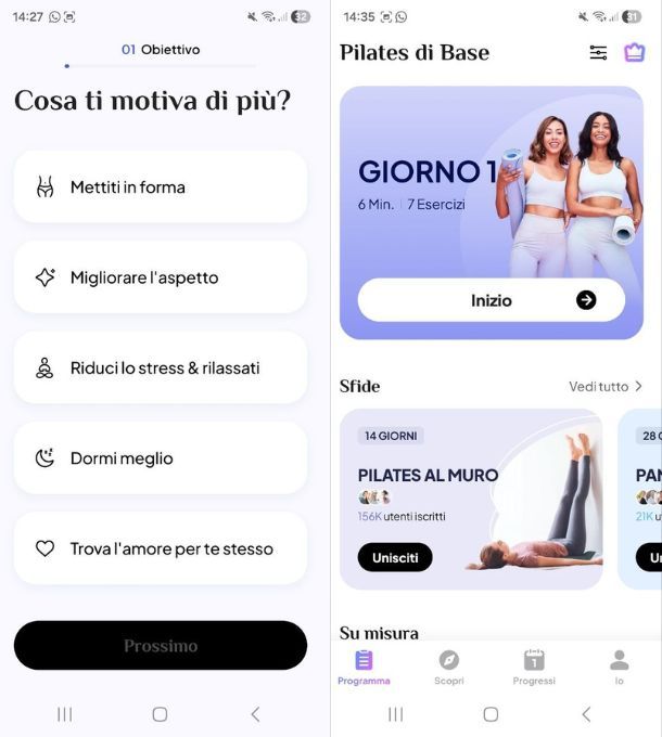 Migliori app pilates