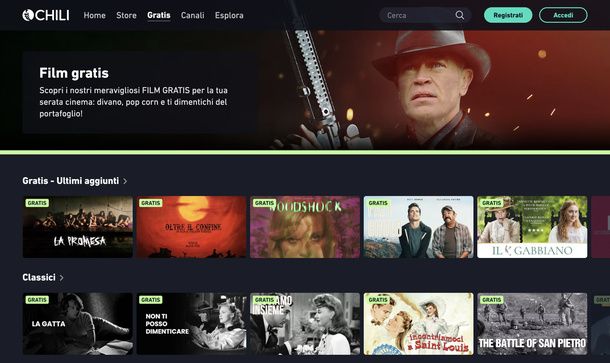 Film gratis CHILI PC