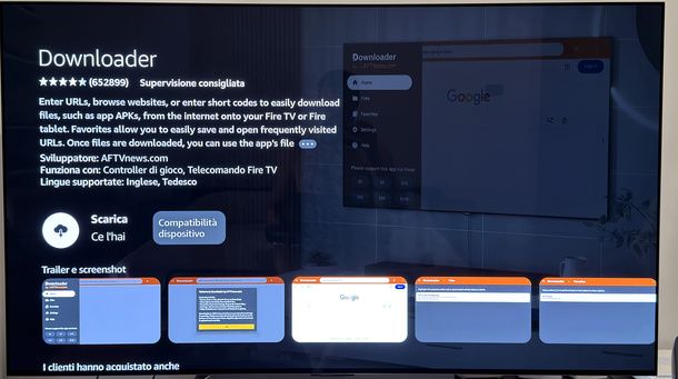 Scaricare Downloader Fire TV Stick