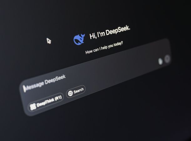 Schermata iniziale DeepSeek alternativa ChatGPT