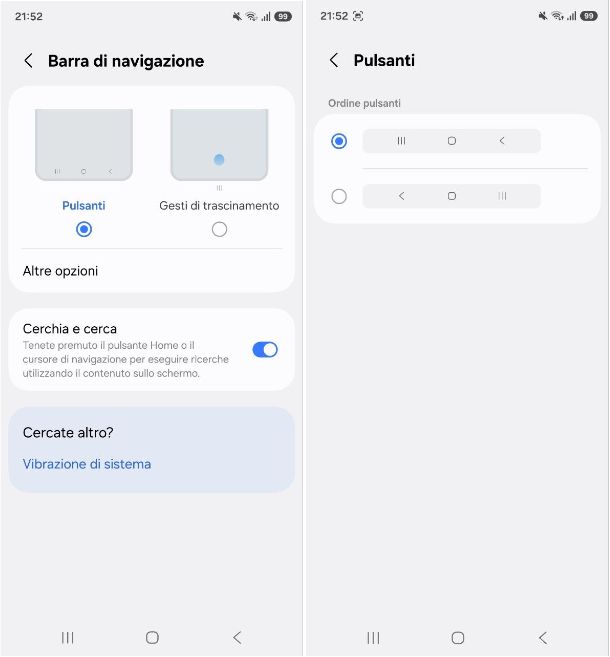 Come impostare i 3 tasti su Samsung