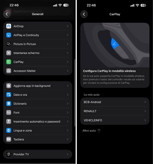 Come installare e configurare CarPlay