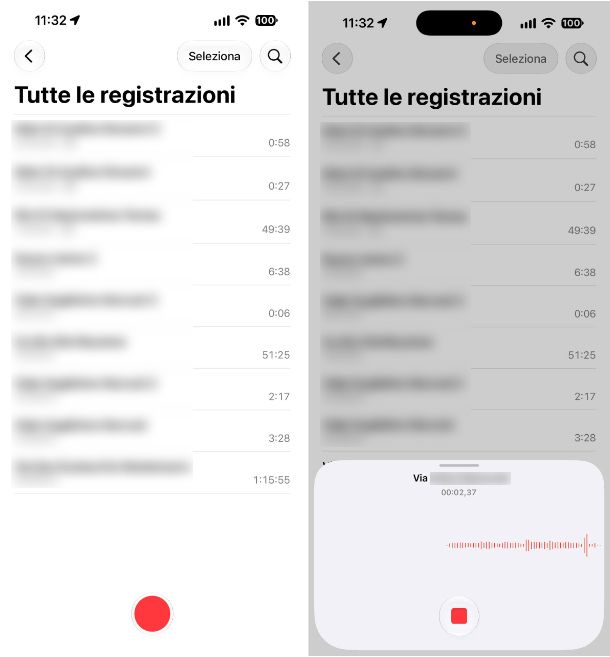 Come registrare con il cellulare iPhone audio