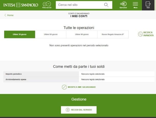 Gestione XME Salvadanaio