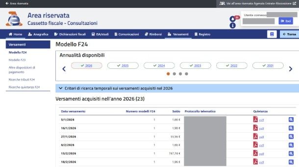 Sito Agenzia delle Entrate