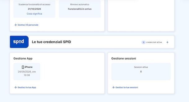 Dispositivi associati a PosteID