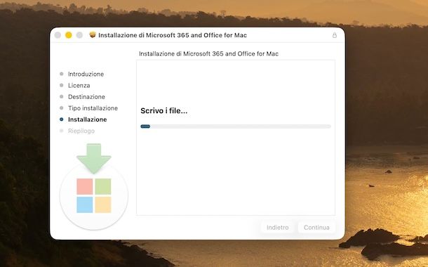 Installare Office