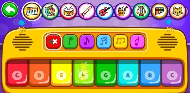 App per imparare piano kids