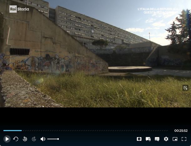 Vedere Rai Storia sito RaiPlay PC