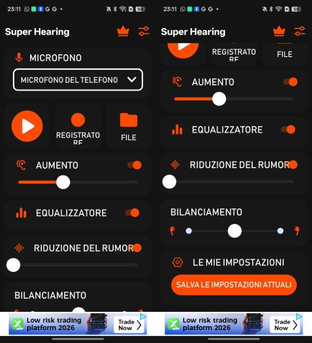 App per ascoltare conversazioni a distanza