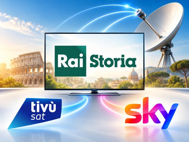 Rai Storia su Tivusat e Sky