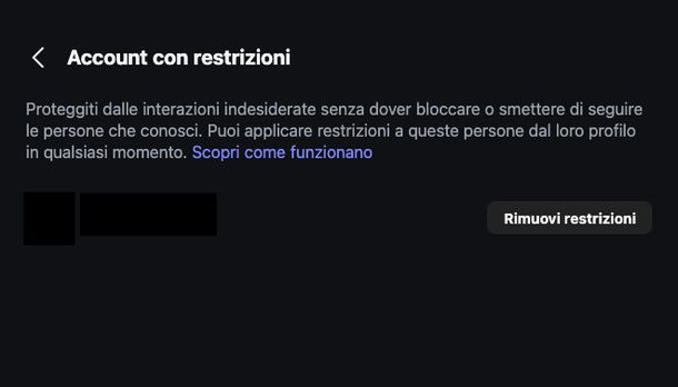 Rimuovere restrizioni Instagram computer