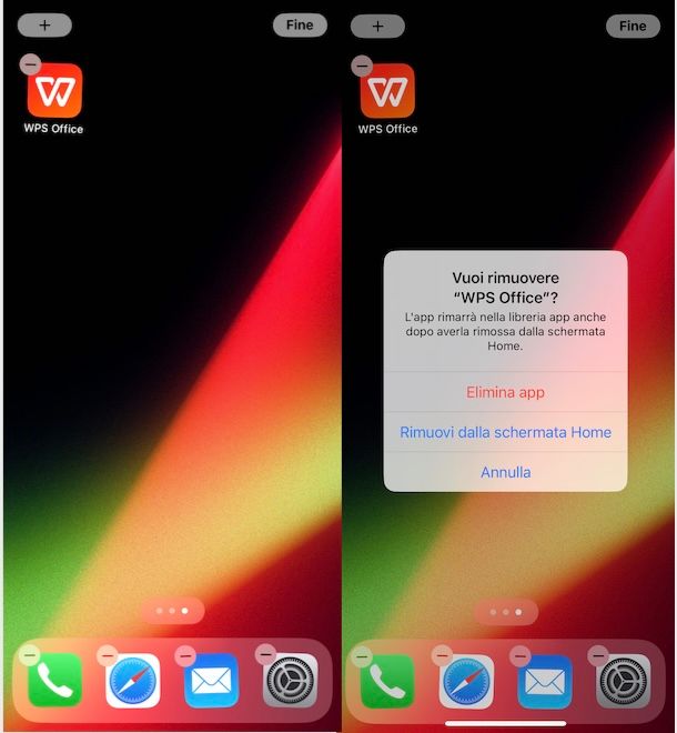 App WPS Office su iPhone