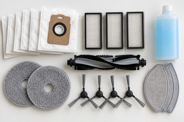 Kit accessori per aspirapolvere robot