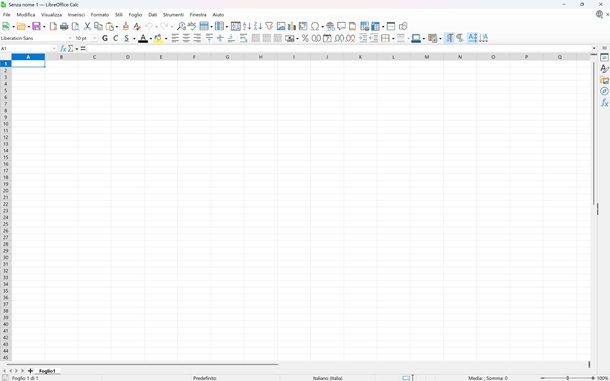 Come aprire file XLS