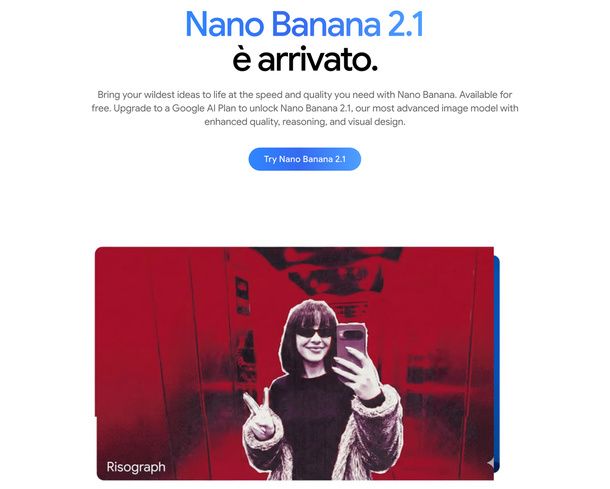 Nano Banana generatore immagini Gemini
