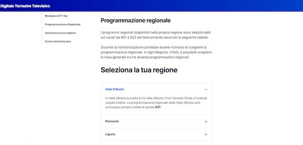 Programmazione regionale Rai