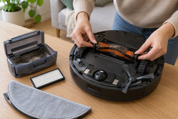 Manutenzione aspirapolvere robot