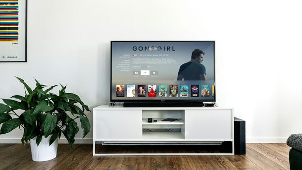 Smart TV in soggiorno