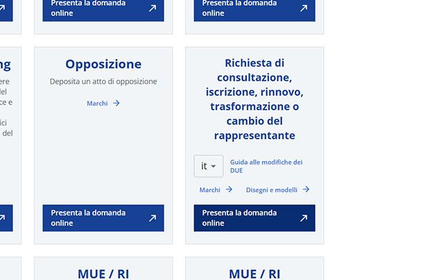 Rinnovo marchio EUIPO