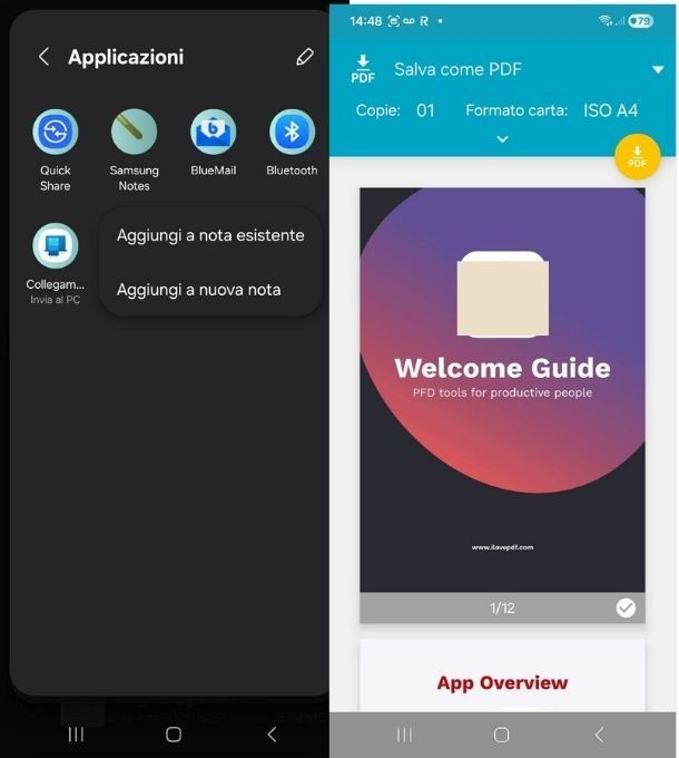 Come stampare più PDF insieme