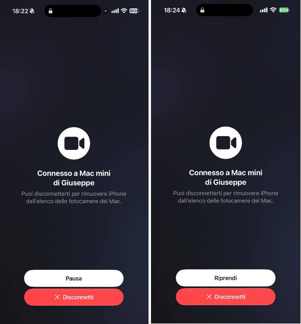 Come usare la fotocamera del cellulare come webcam macOS