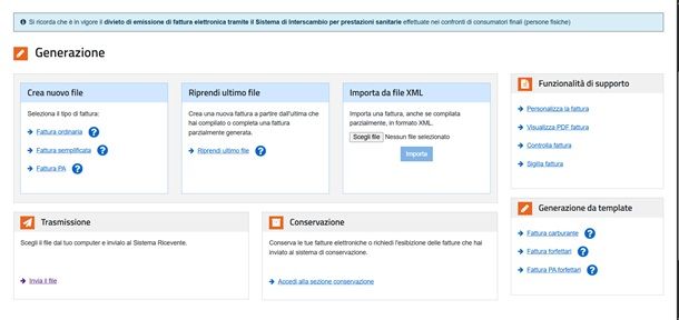fatturazione elettronica ade