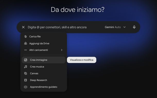 Attivare Nano Banana in Gemini