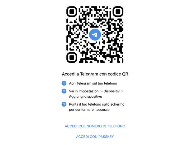 Accedere a Telegram Web