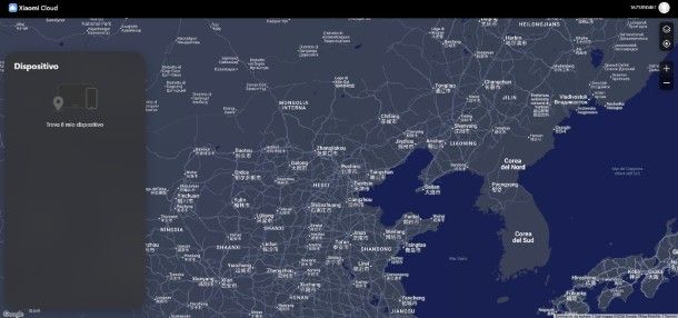 Xiaomi Trova dispositivo