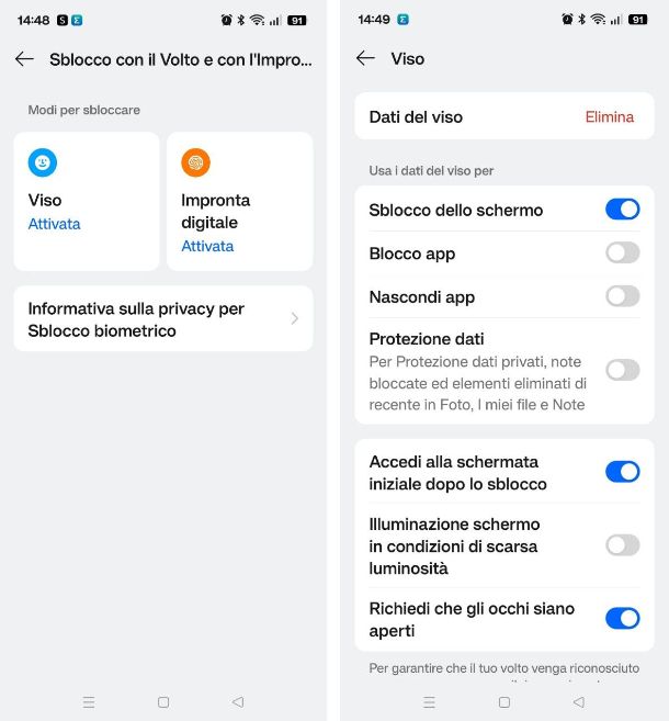 Riconoscimento del volto