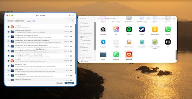 Disinstallare WPS Office su Mac