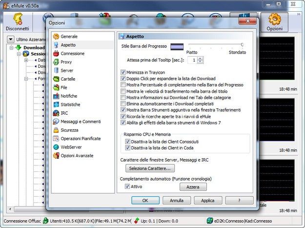 piu velocemente con emule
