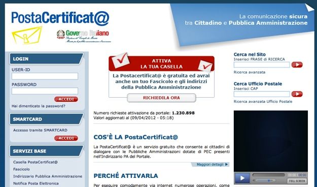 Come certificare la posta elettronica
